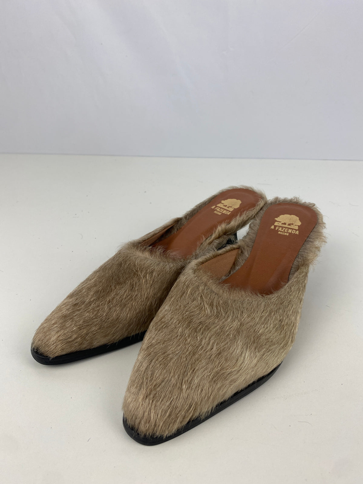 Mule de Couro Salto Fino |Tamanho 34