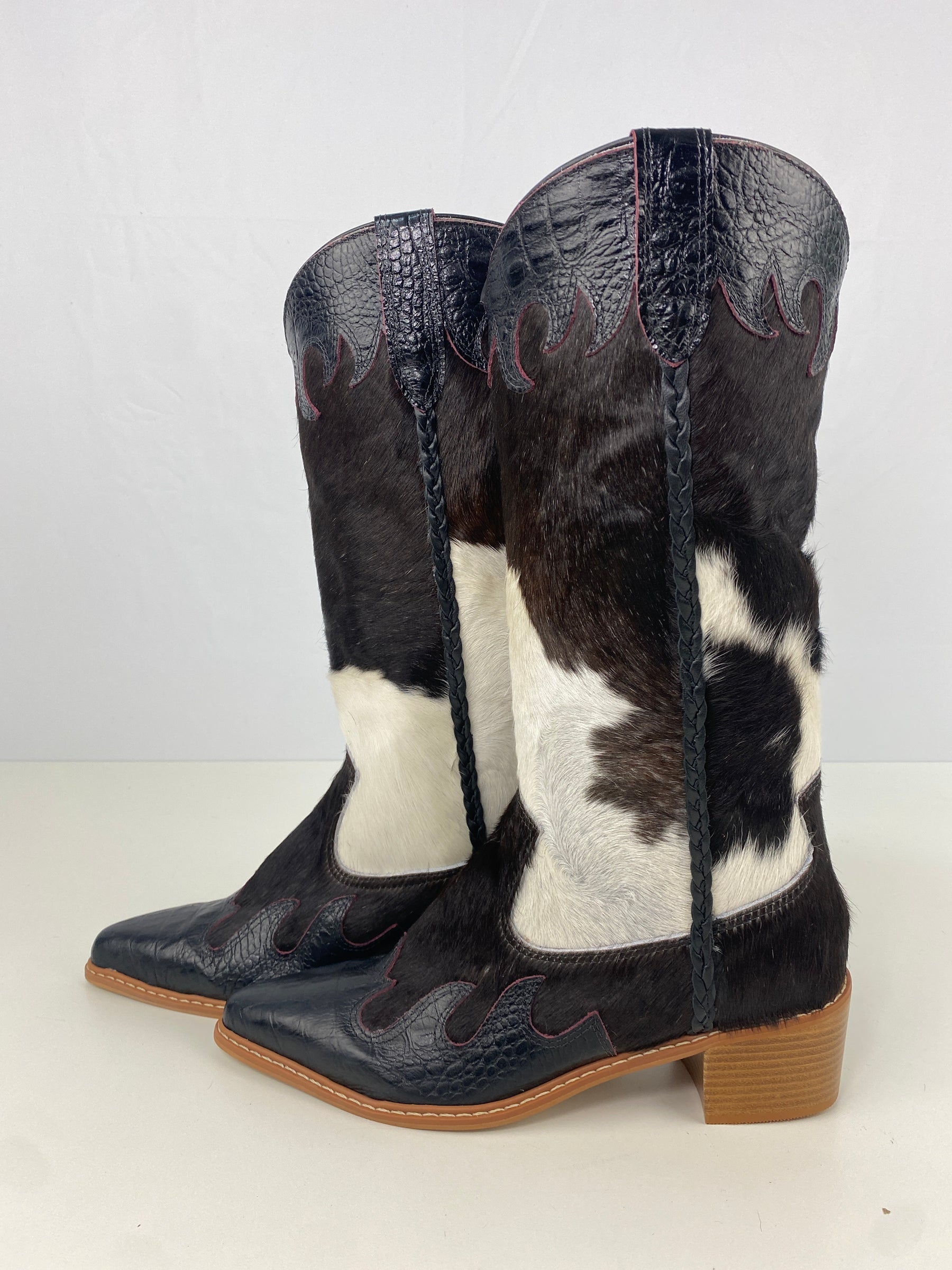 Bota de Couro Cano Longo | Tamanho 37
