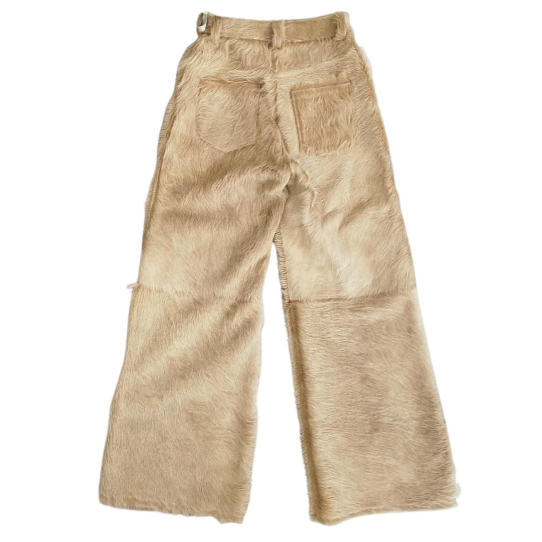 Calça de Couro Flare