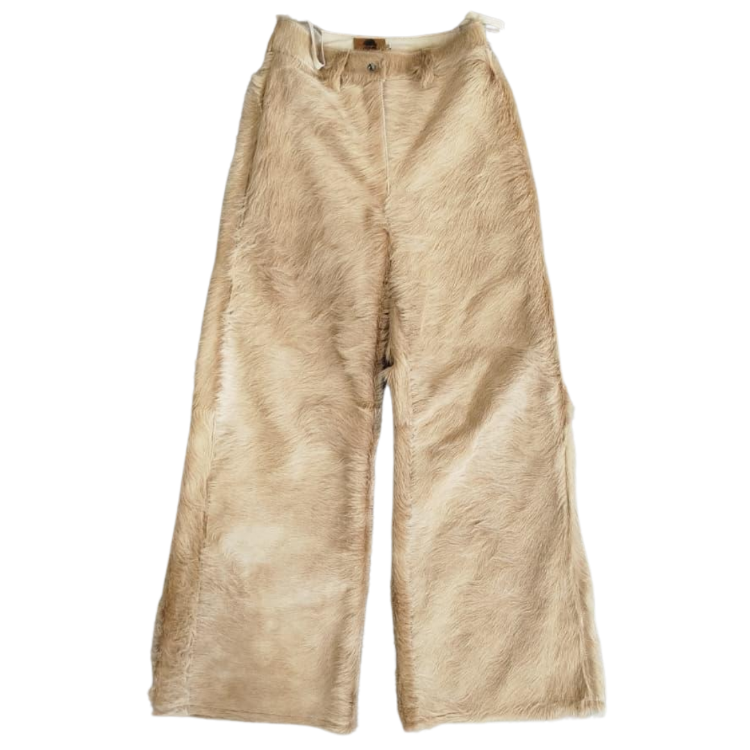 Calça de Couro Flare