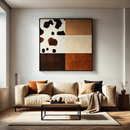 Quadro em Couro Pelo