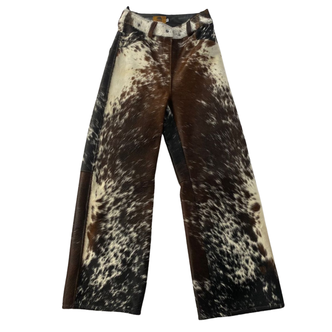 Calça de Couro Flare