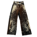 Calça de Couro Flare