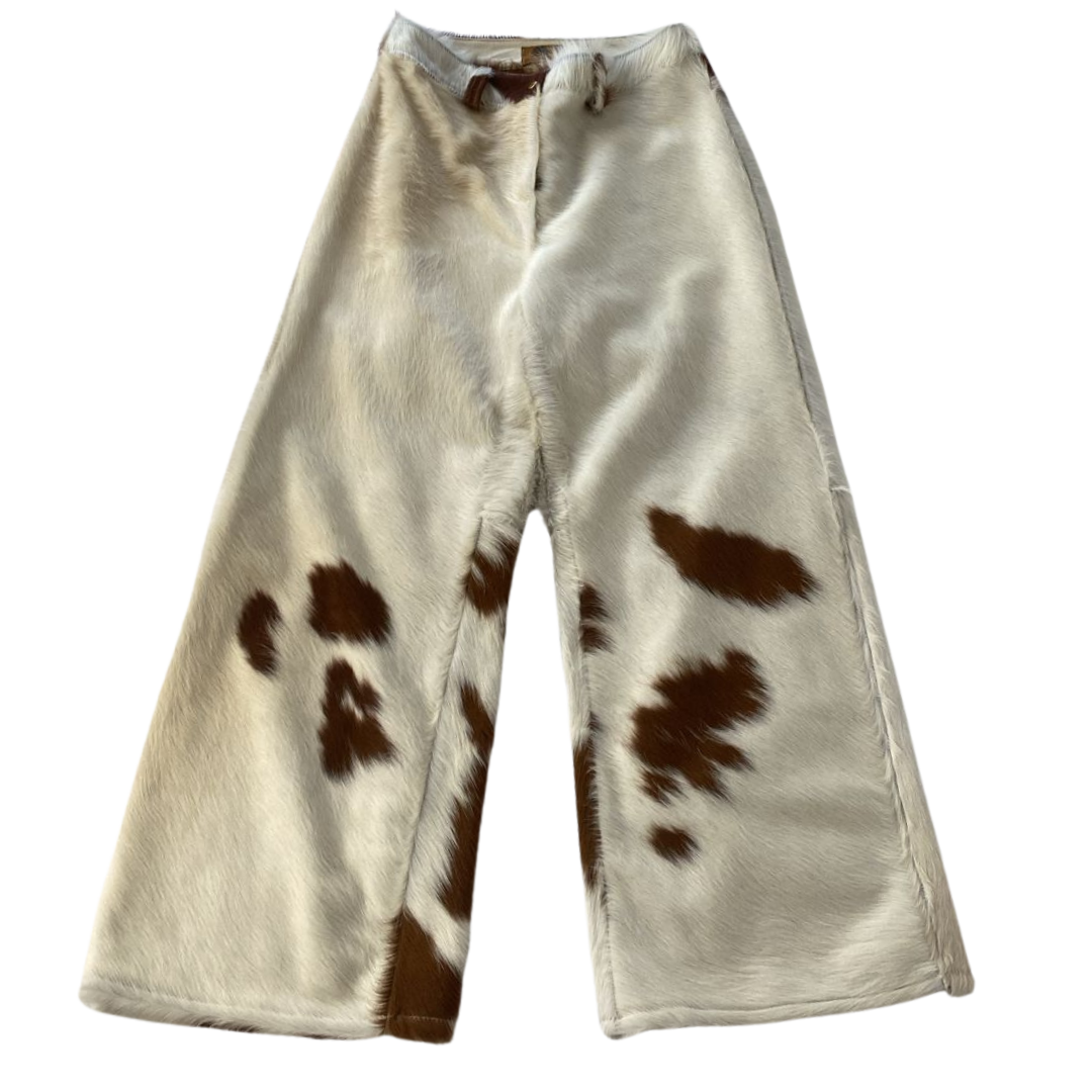 Calça de Couro Flare