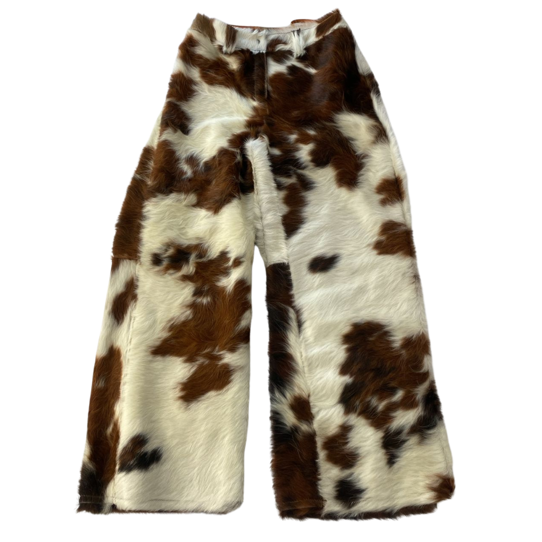 Calça de Couro Flare