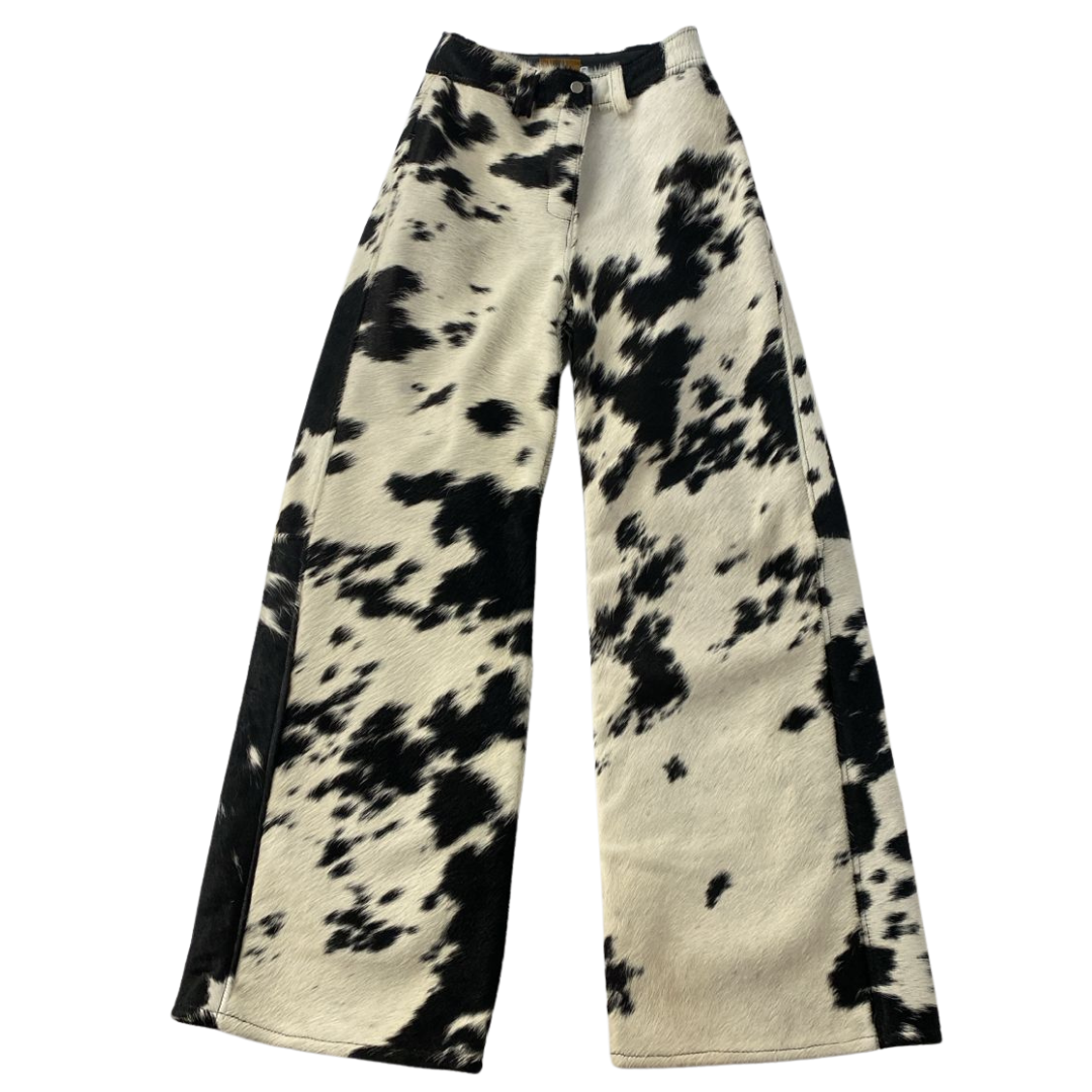 Calça de Couro Flare