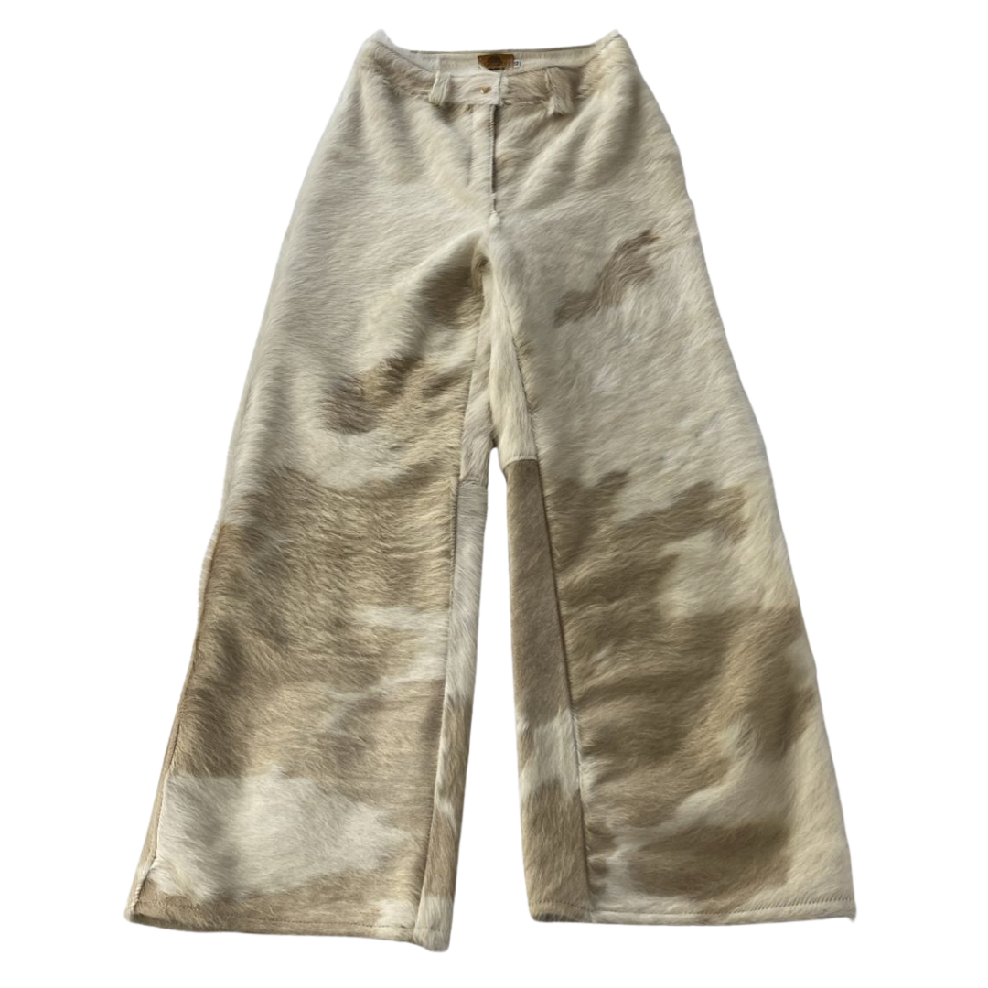 Calça de Couro Flare