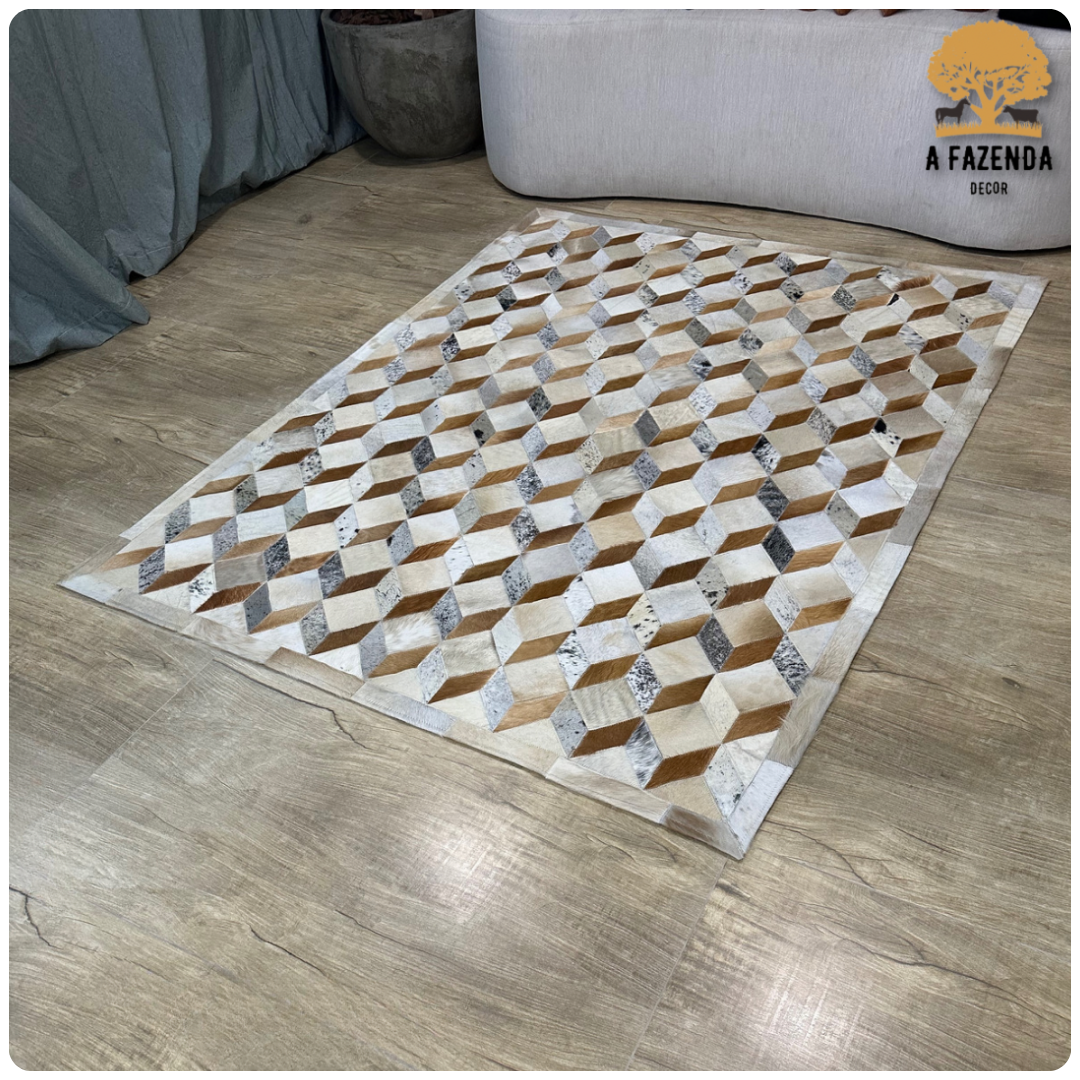 Tapete Costurado Geométrico [SOB-ENCOMENDA] | Modelo 57