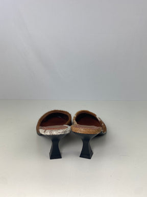 Mule de Couro Salto Fino |Tamanho 35