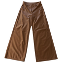 Calça de Couro Flare