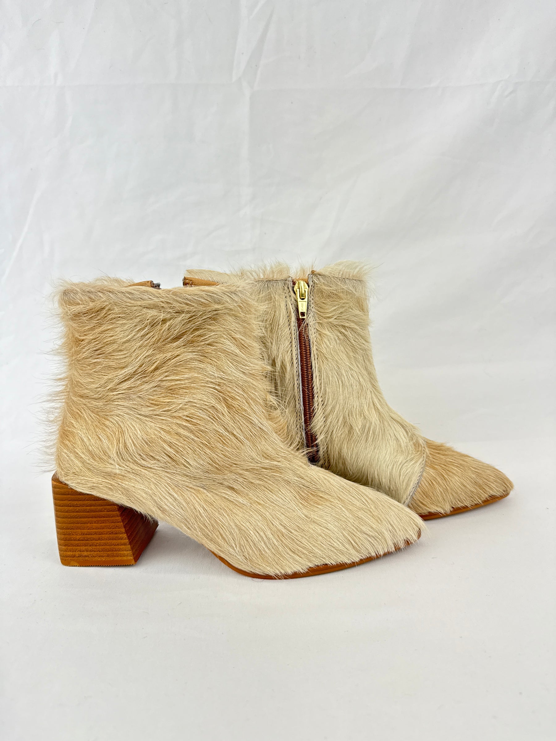 Bota Cano Curto Salto Bloco | Tamanho 34