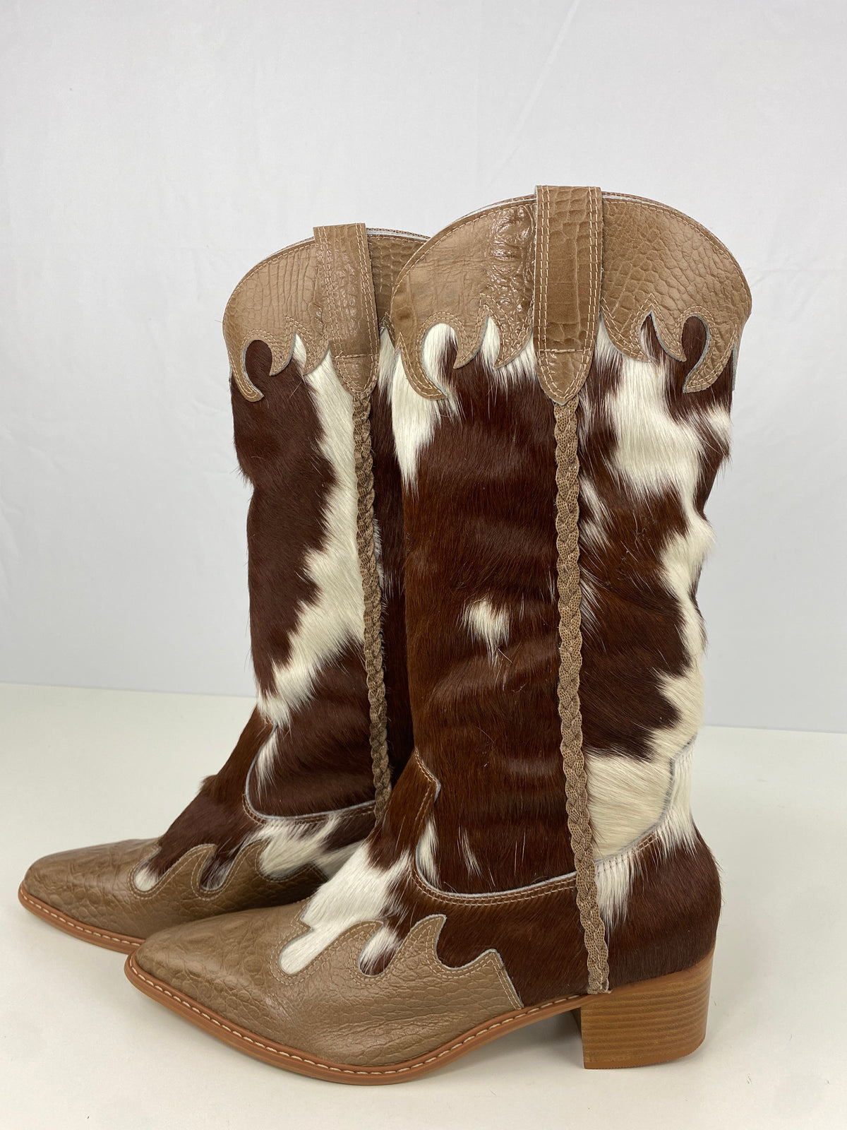 Bota de Couro Cano Longo | Tamanho 40