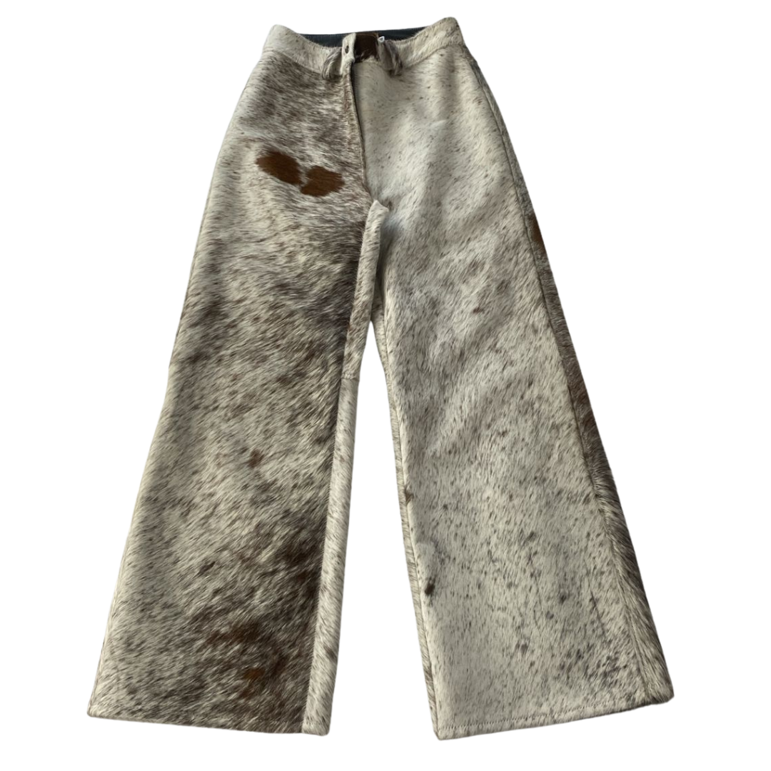 Calça de Couro Flare