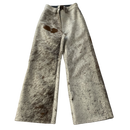 Calça de Couro Flare