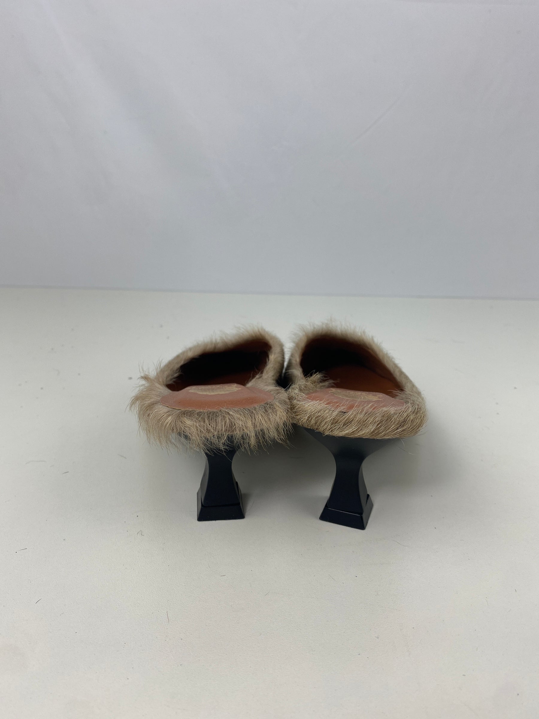 Mule de Couro Salto Fino |Tamanho 34