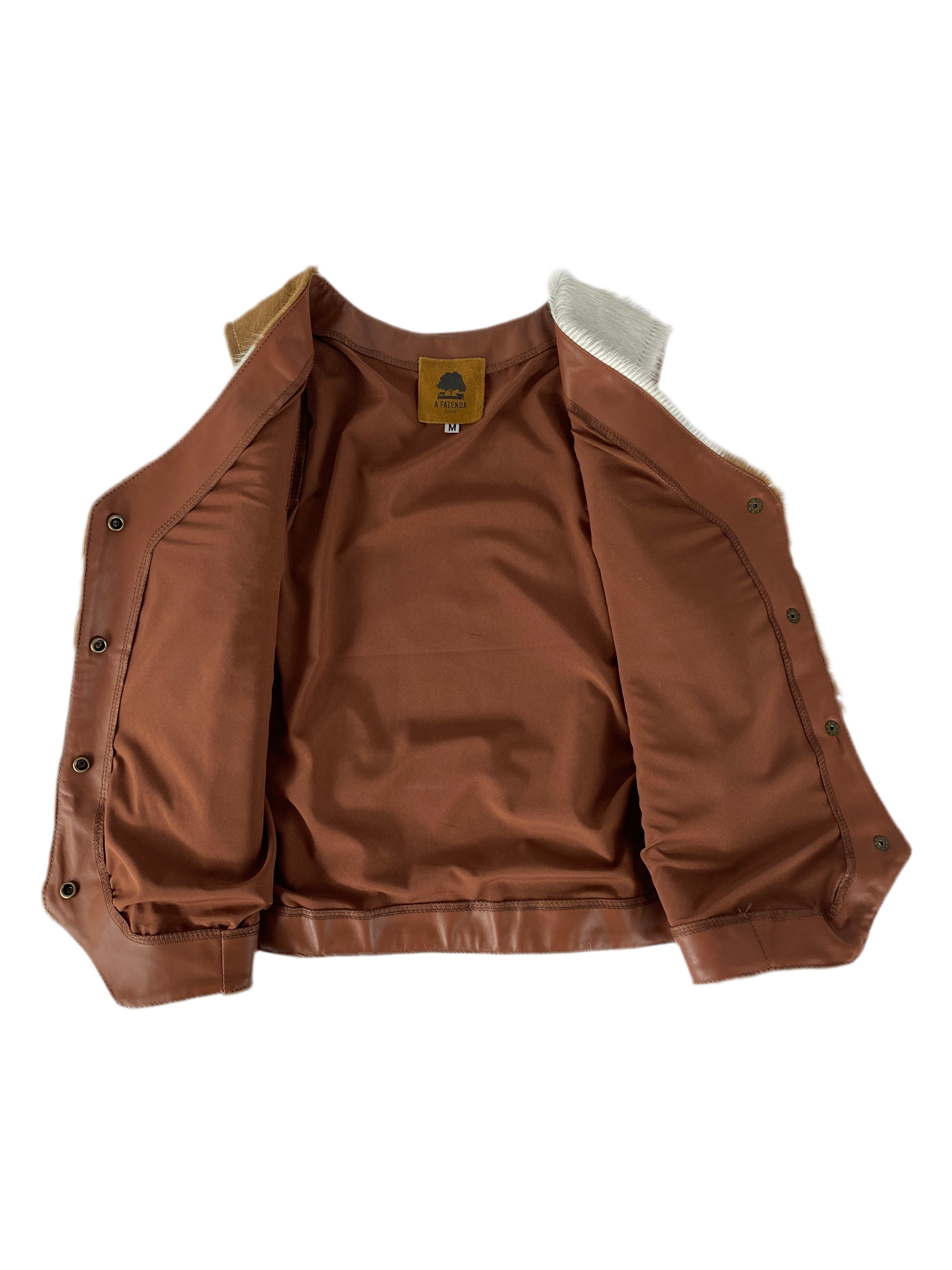 Colete de Couro|N.38-40