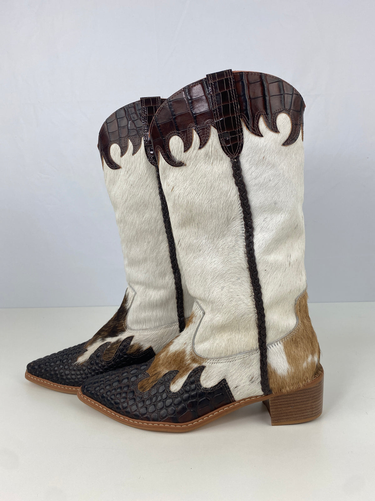 Bota de Couro Cano Longo | Tamanho 41