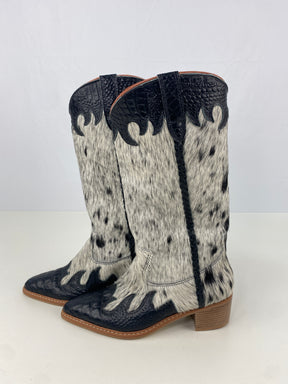 Bota de Couro Cano Longo | Tamanho 35