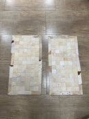 Passadeiras de Couro Duplas 1,00x0,5m | Modelo 1