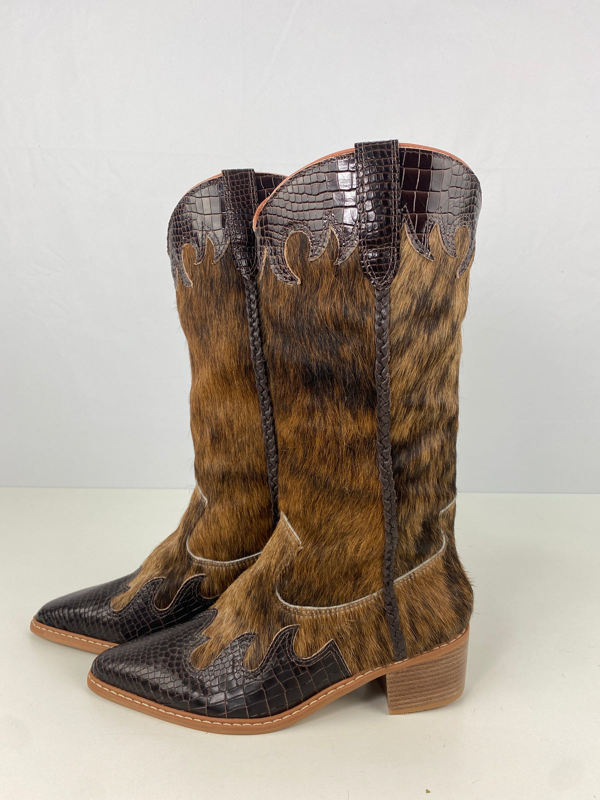 Bota de Couro Cano Longo | Tamanho 37