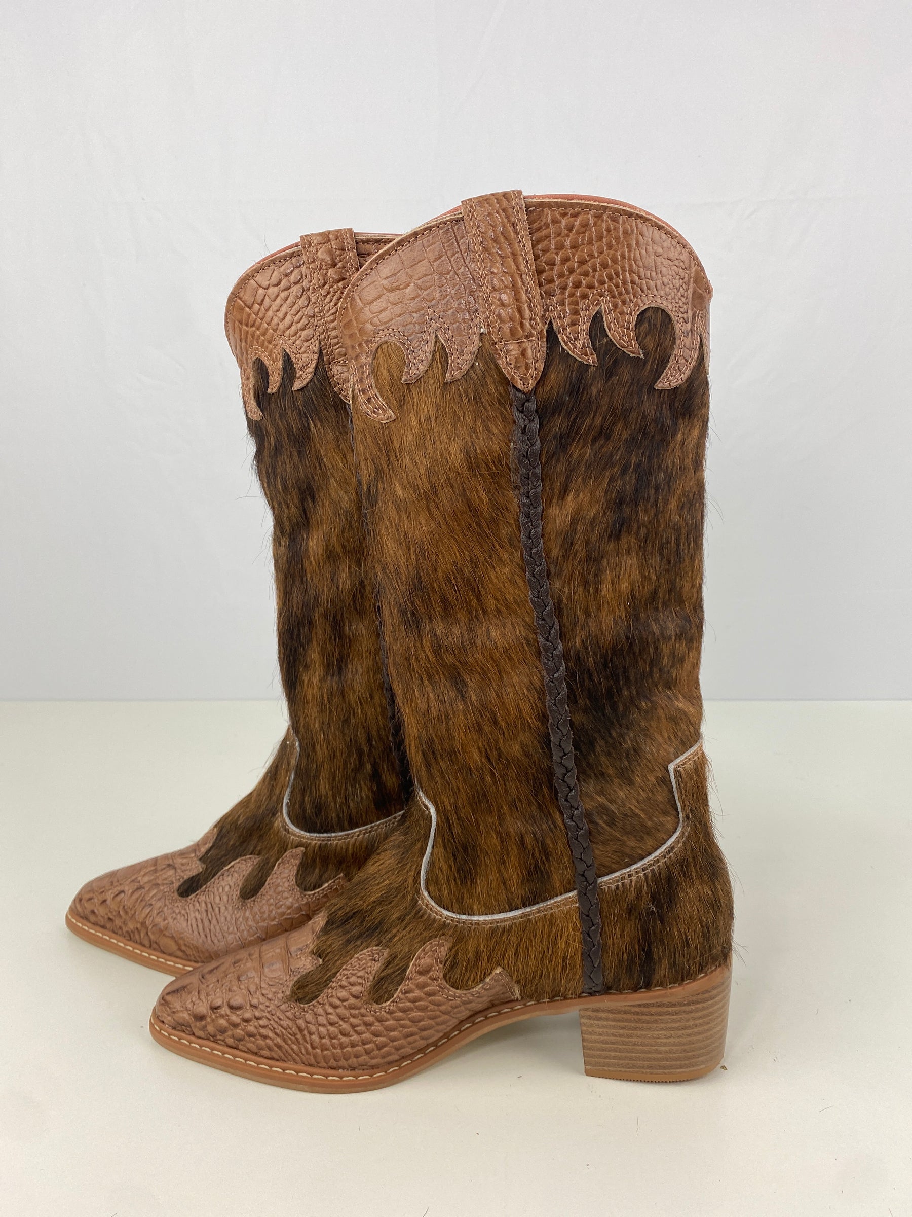 Bota de Couro Cano Longo | Tamanho 35