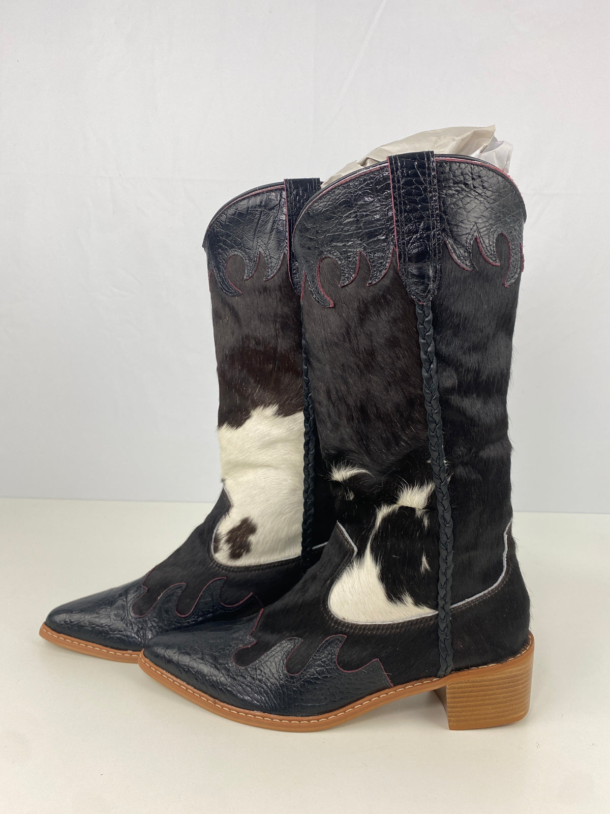 Bota de Couro Cano Longo | Tamanho 40