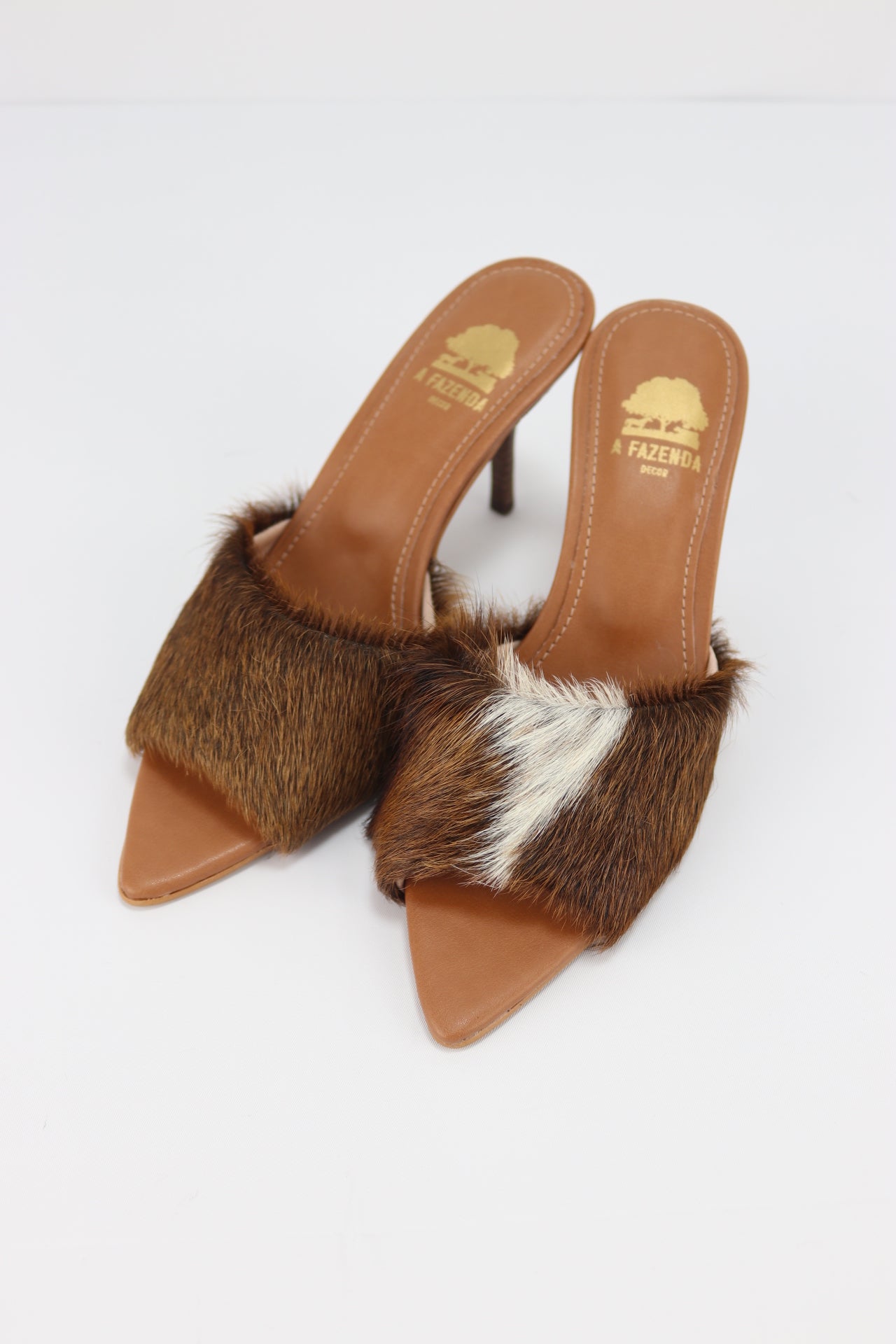 Mule bico folha N.35