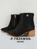Bota Cano Curto Salto Bloco | Tamanho 37