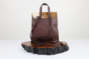 Mochila De Couro Slim