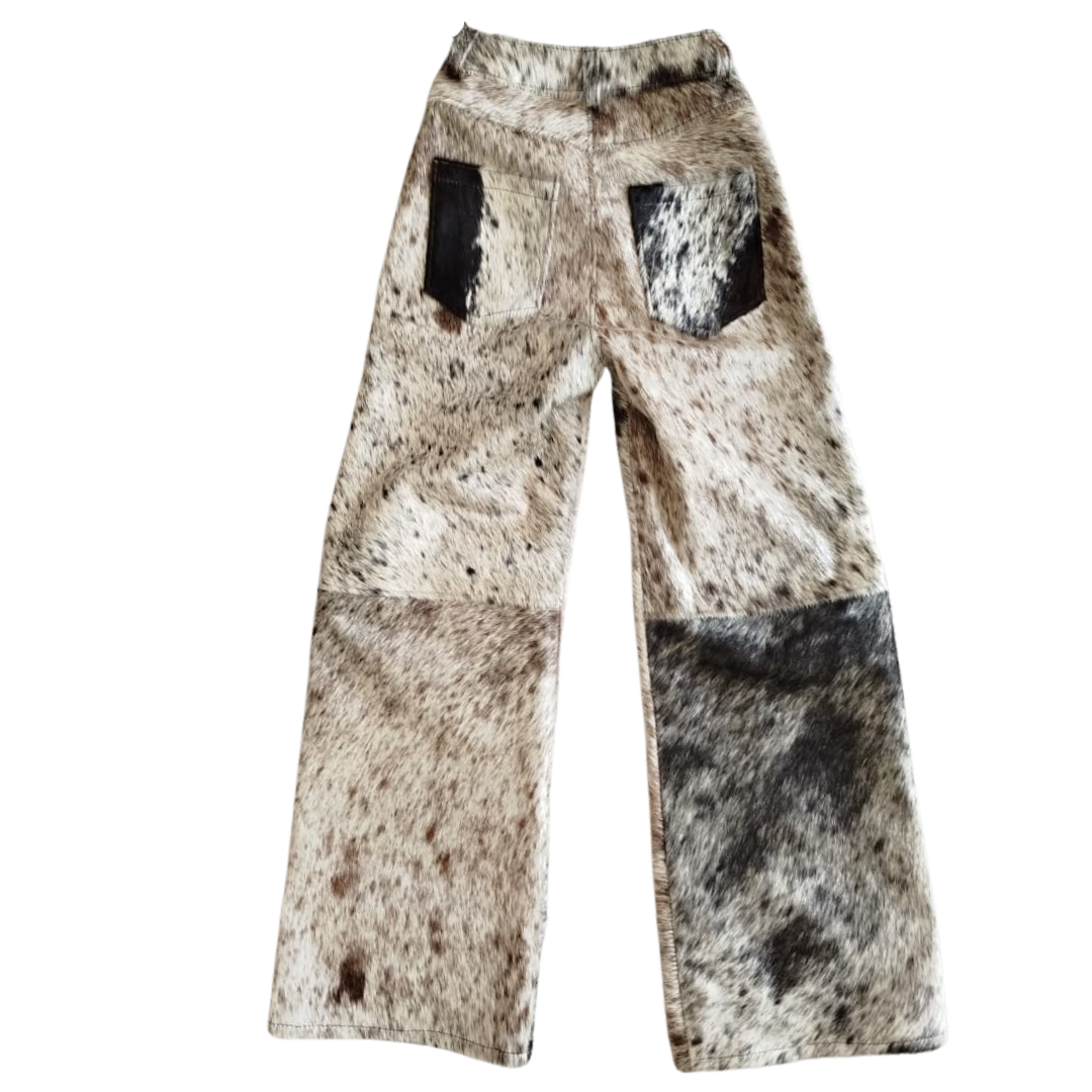 Calça de Couro Flare