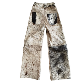 Calça de Couro Flare