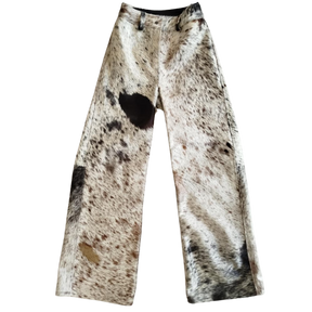 Calça de Couro Flare