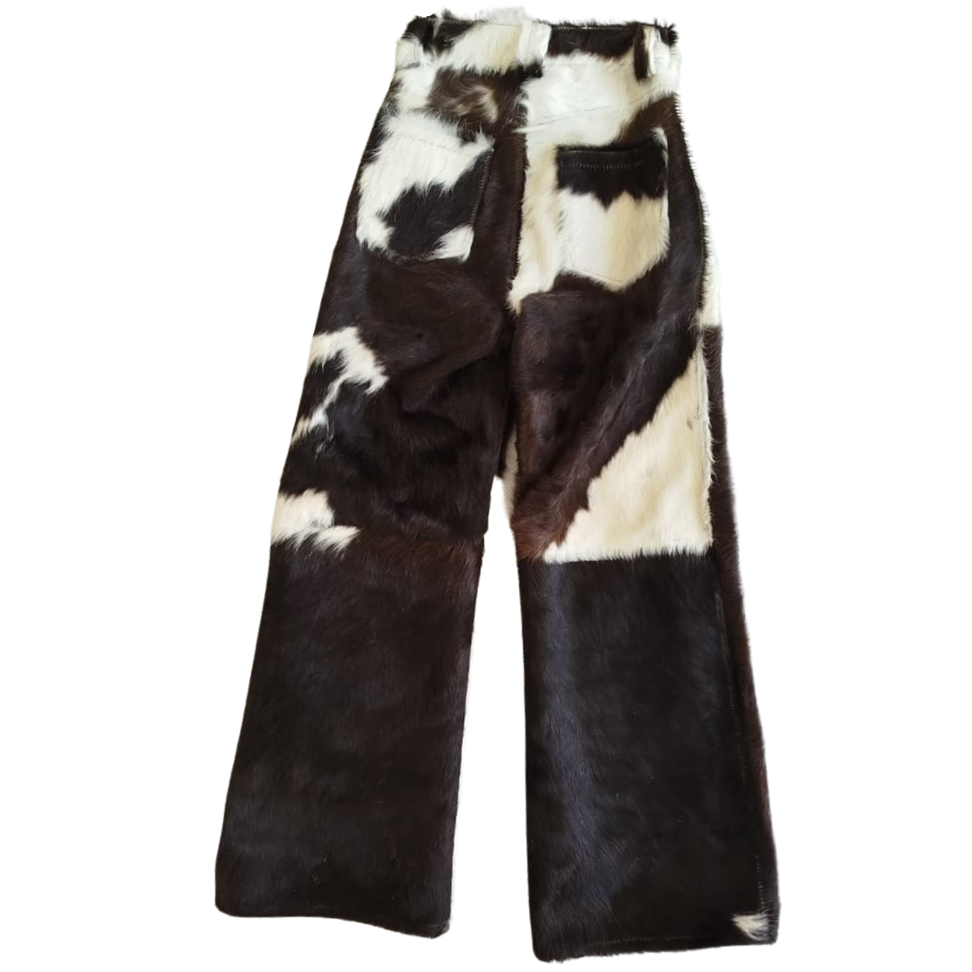 Calça de Couro Flare