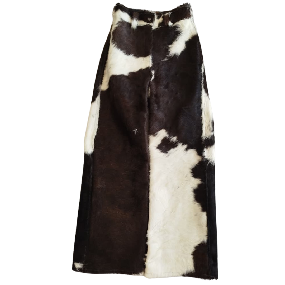 Calça de Couro Flare