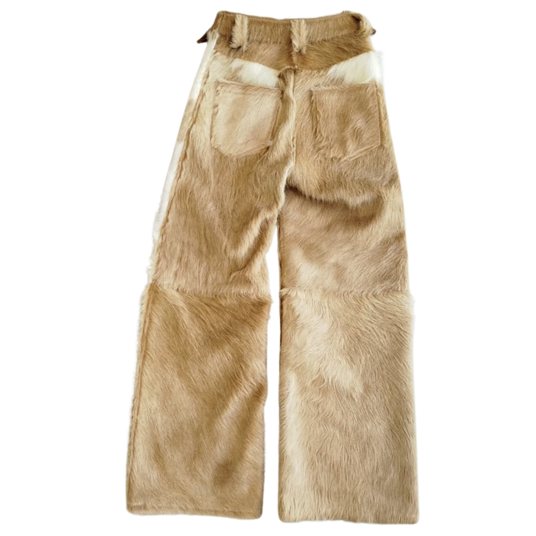 Calça de Couro Flare