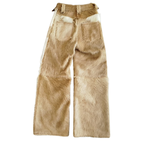 Calça de Couro Flare