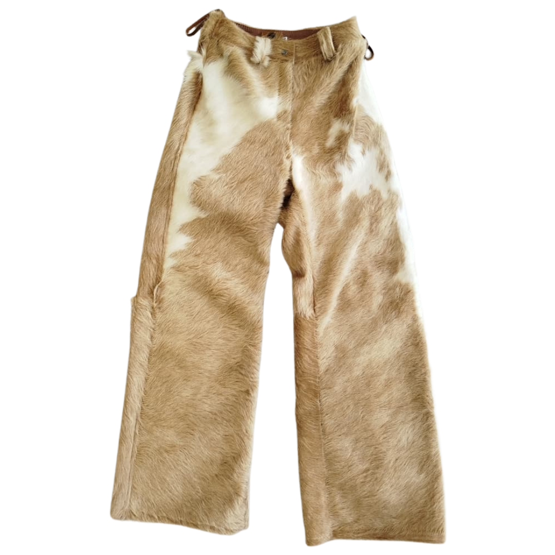 Calça de Couro Flare