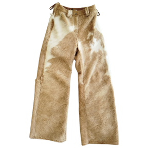 Calça de Couro Flare