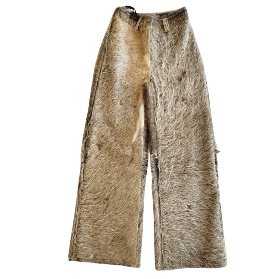 Calça de Couro Flare