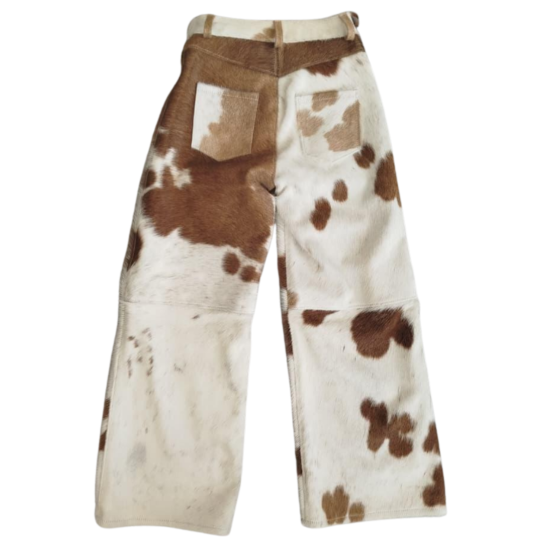 Calça de Couro Flare