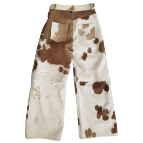 Calça de Couro Flare