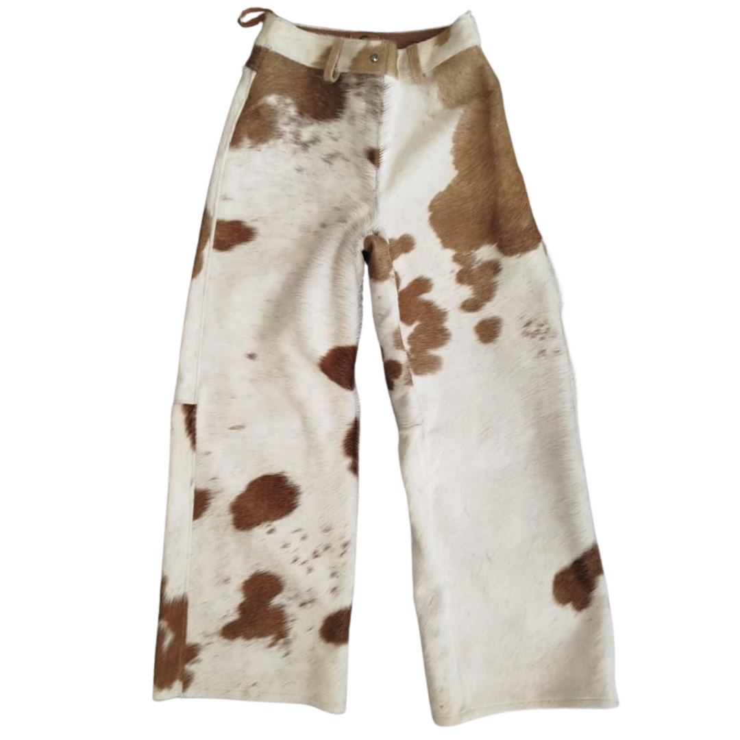 Calça de Couro Flare