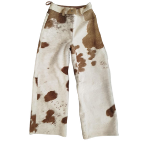 Calça de Couro Flare