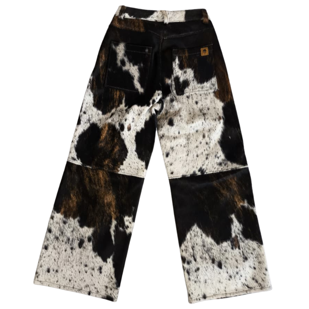 Calça de Couro Flare