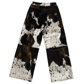 Calça de Couro Flare