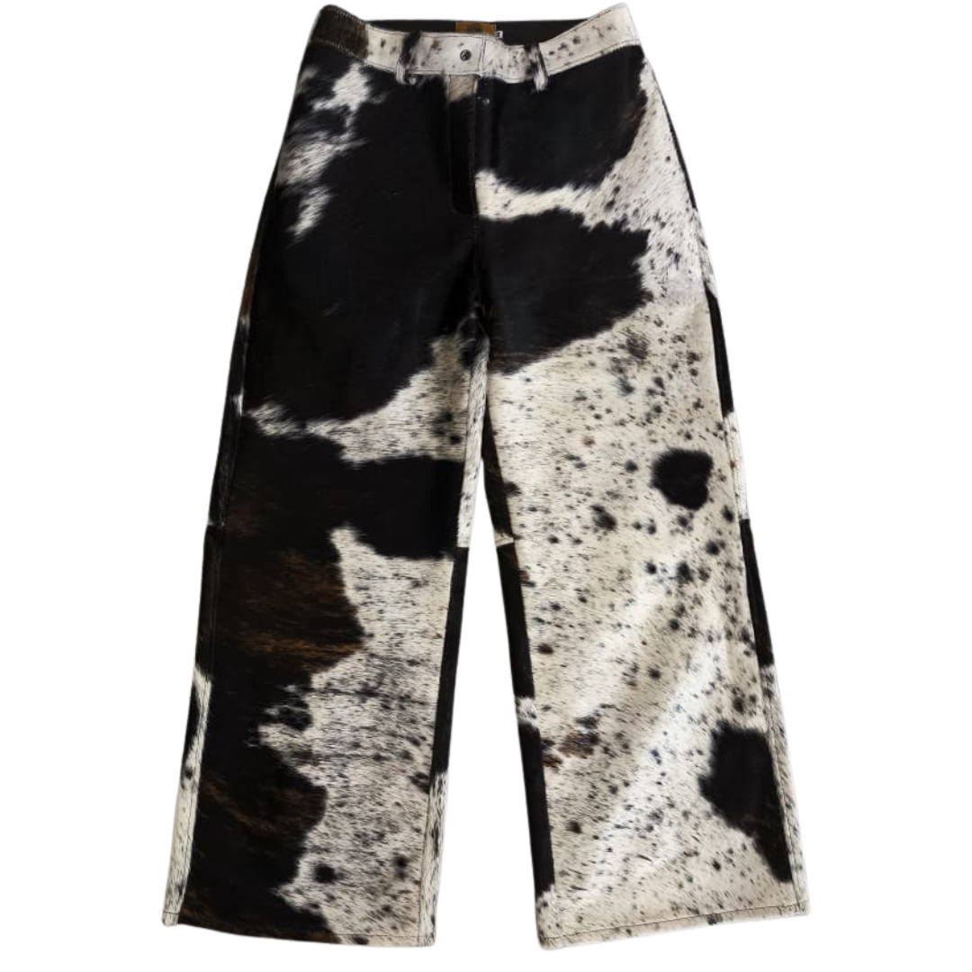 Calça de Couro Flare