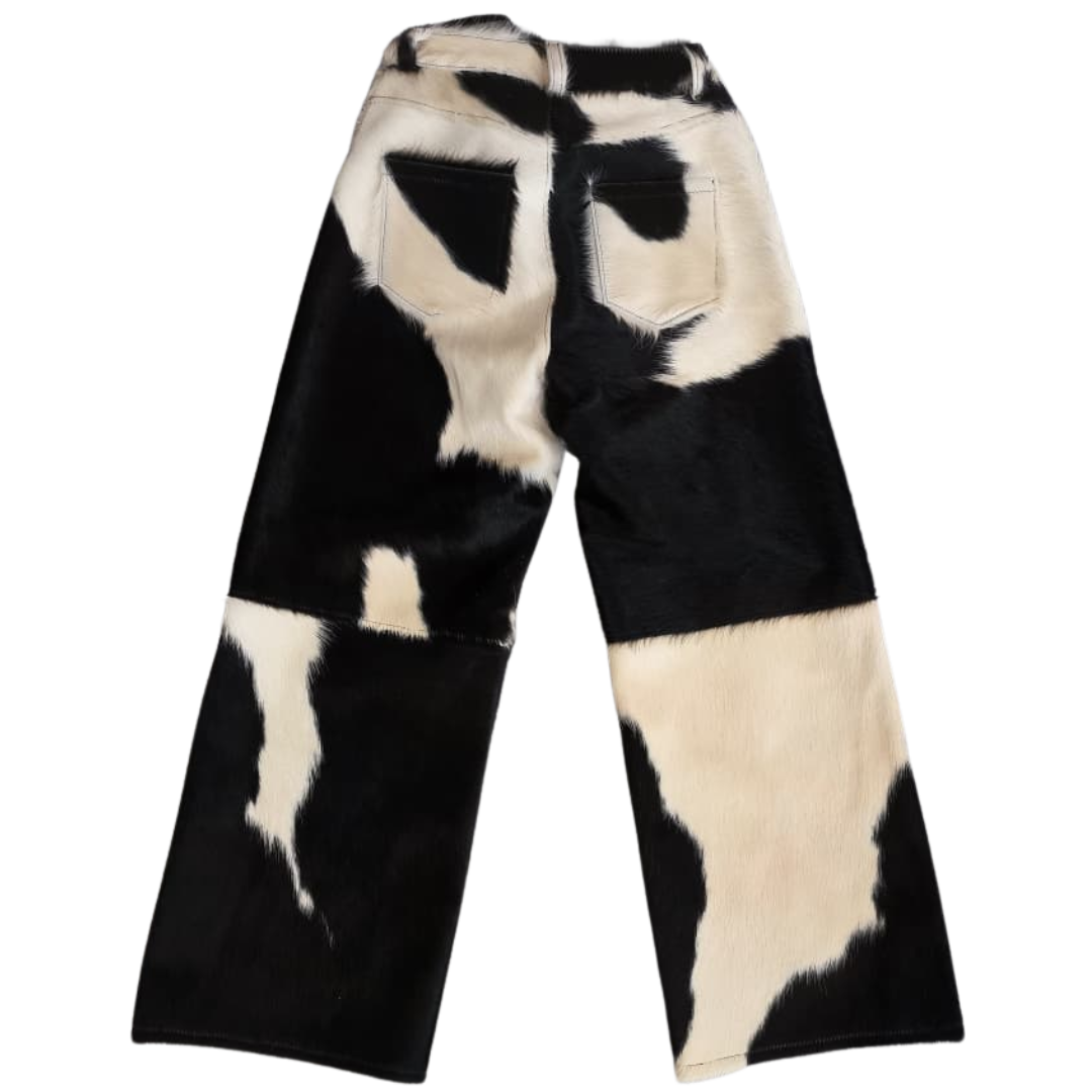 Calça de Couro Flare