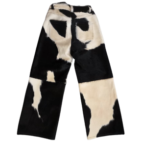 Calça de Couro Flare