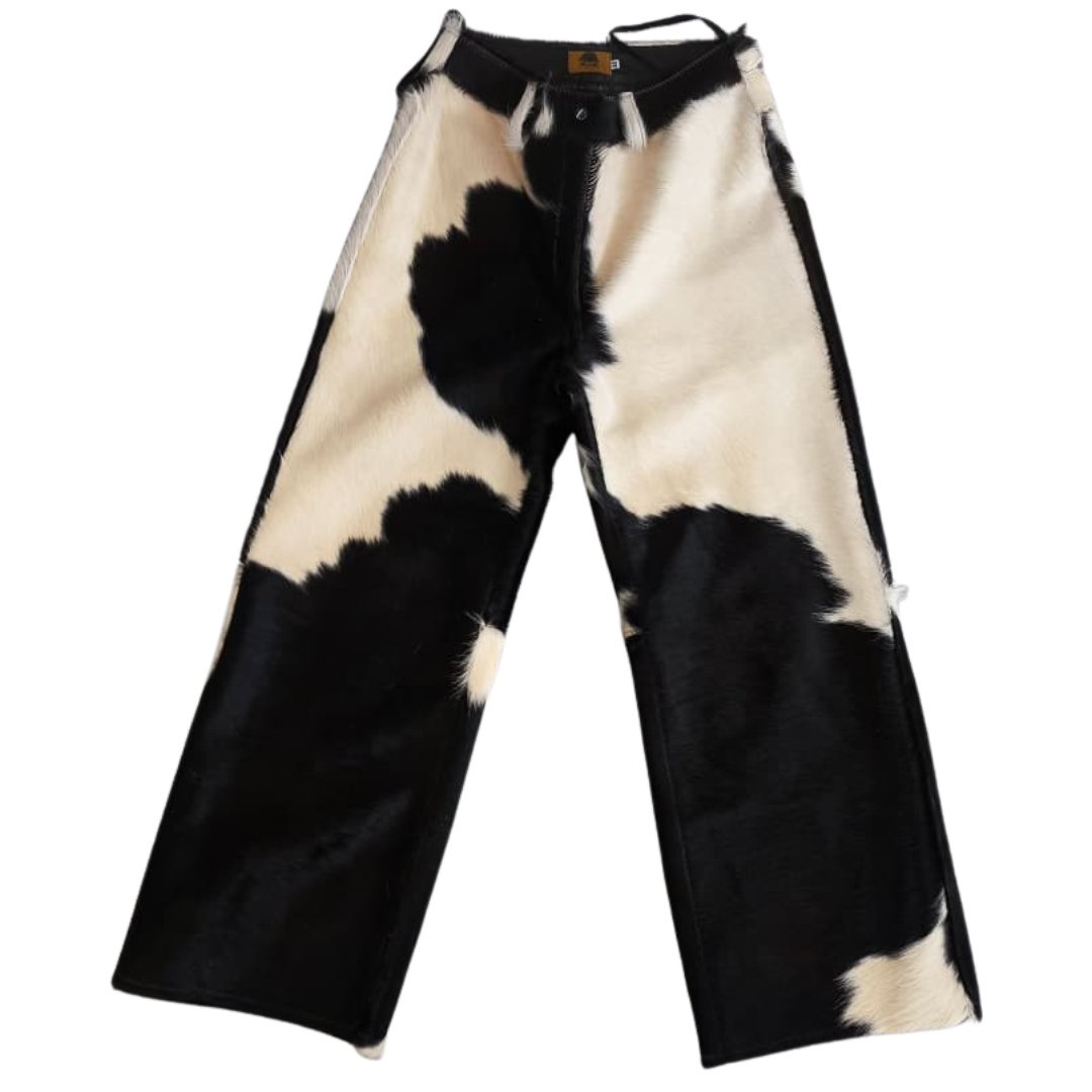 Calça de Couro Flare