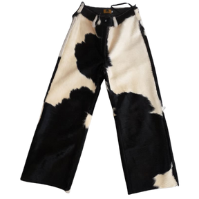 Calça de Couro Flare